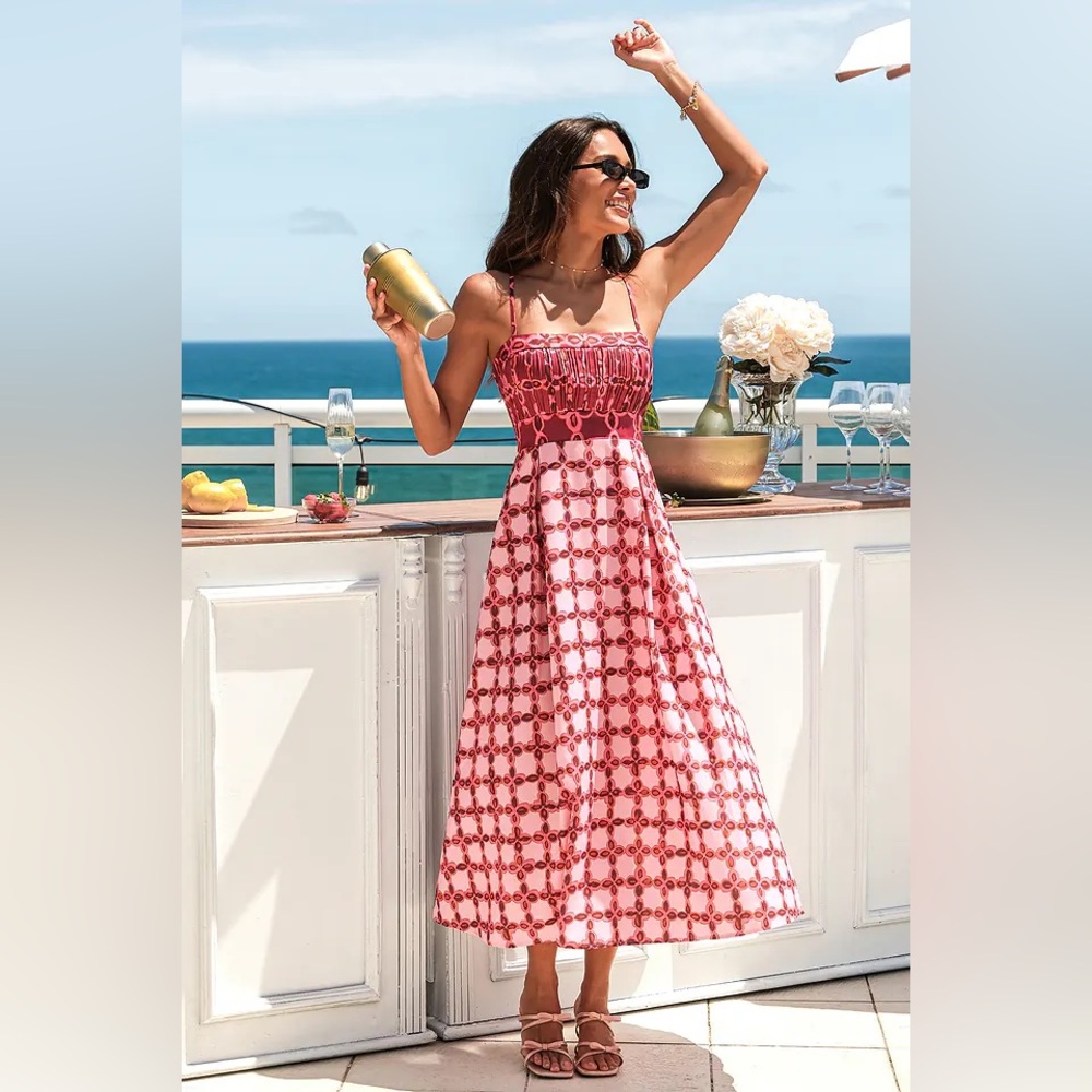 Cupshe boho midi dress